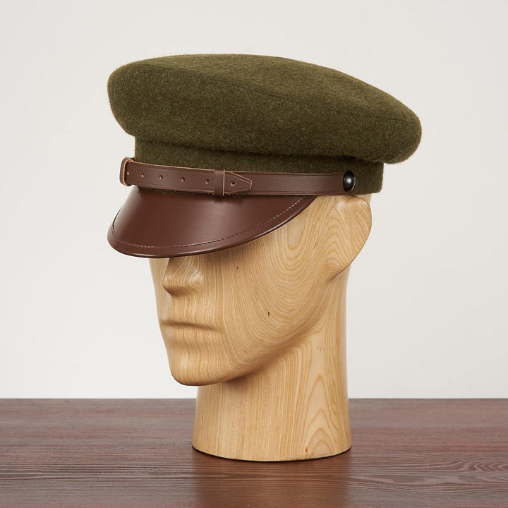 Sterkowski Maciejowka Model 1 Mütze | Wolle Schirmmütze für Herren und Frauen | Elegant Breton Mütze