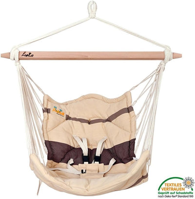 Unbekannt Lola Bella Chica Cappuccino Oeko-Tex 100 Luxus Babyhängematte Babywiege Kinderhängesessel