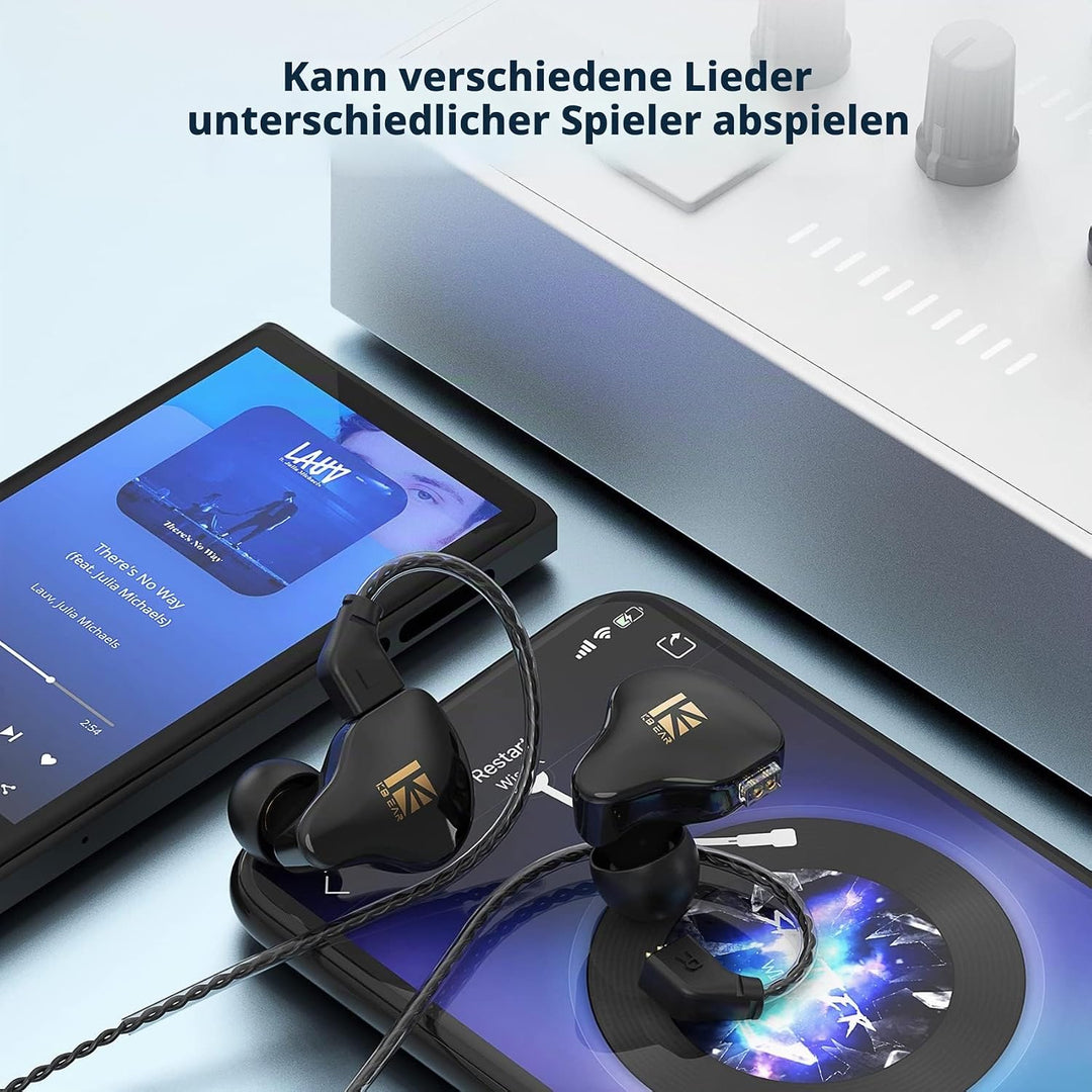 Yinyoo KBEAR KS1 In-Ear-Kopfhörer, Kabelgebunden, In-Ear-Monitore, Doppelte Magnetische Schaltung Dy