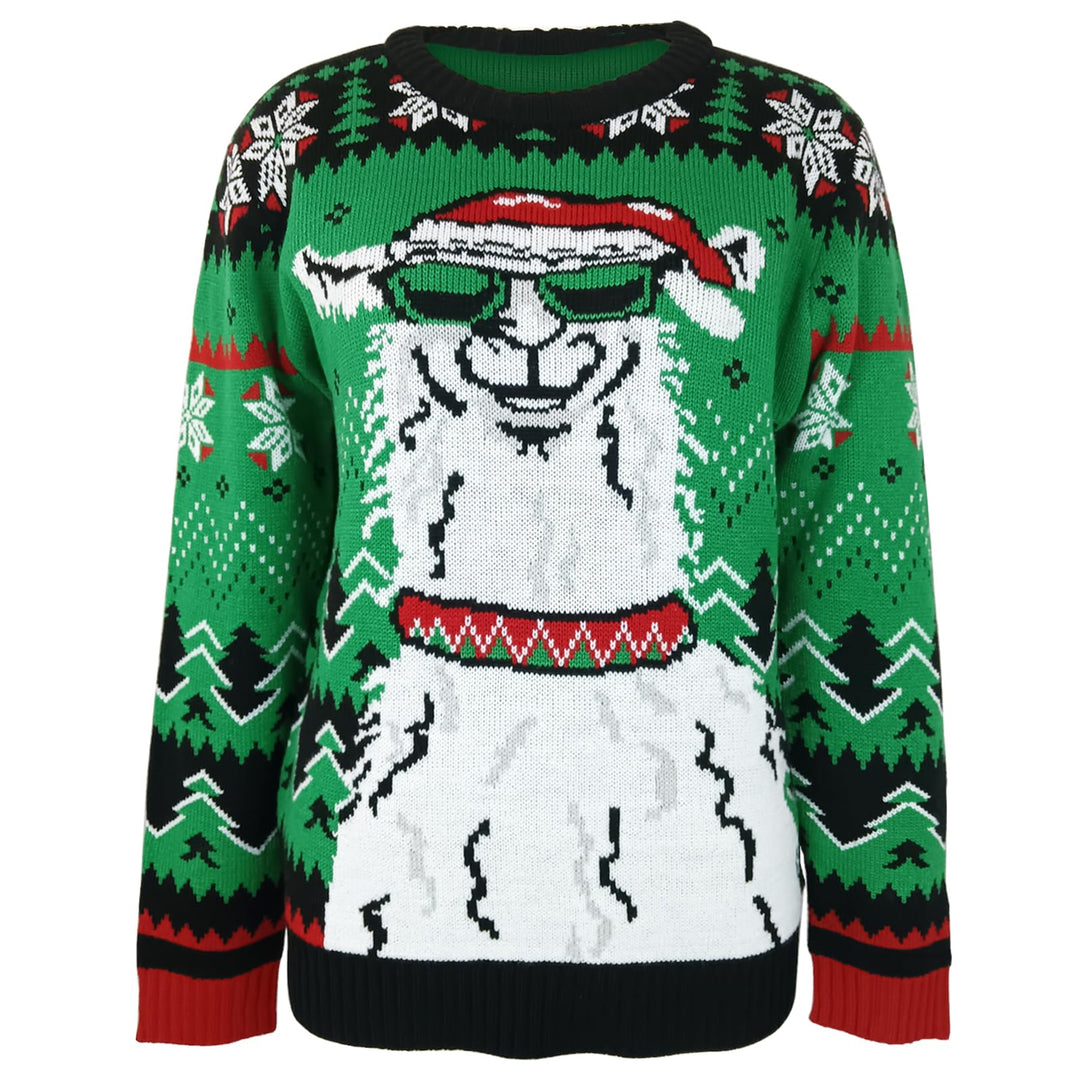 Oneshlee Hässliche Weihnachtspullover Damen Lustig, Ugly Christmas Sweater Damen, Lustige Weihnachts
