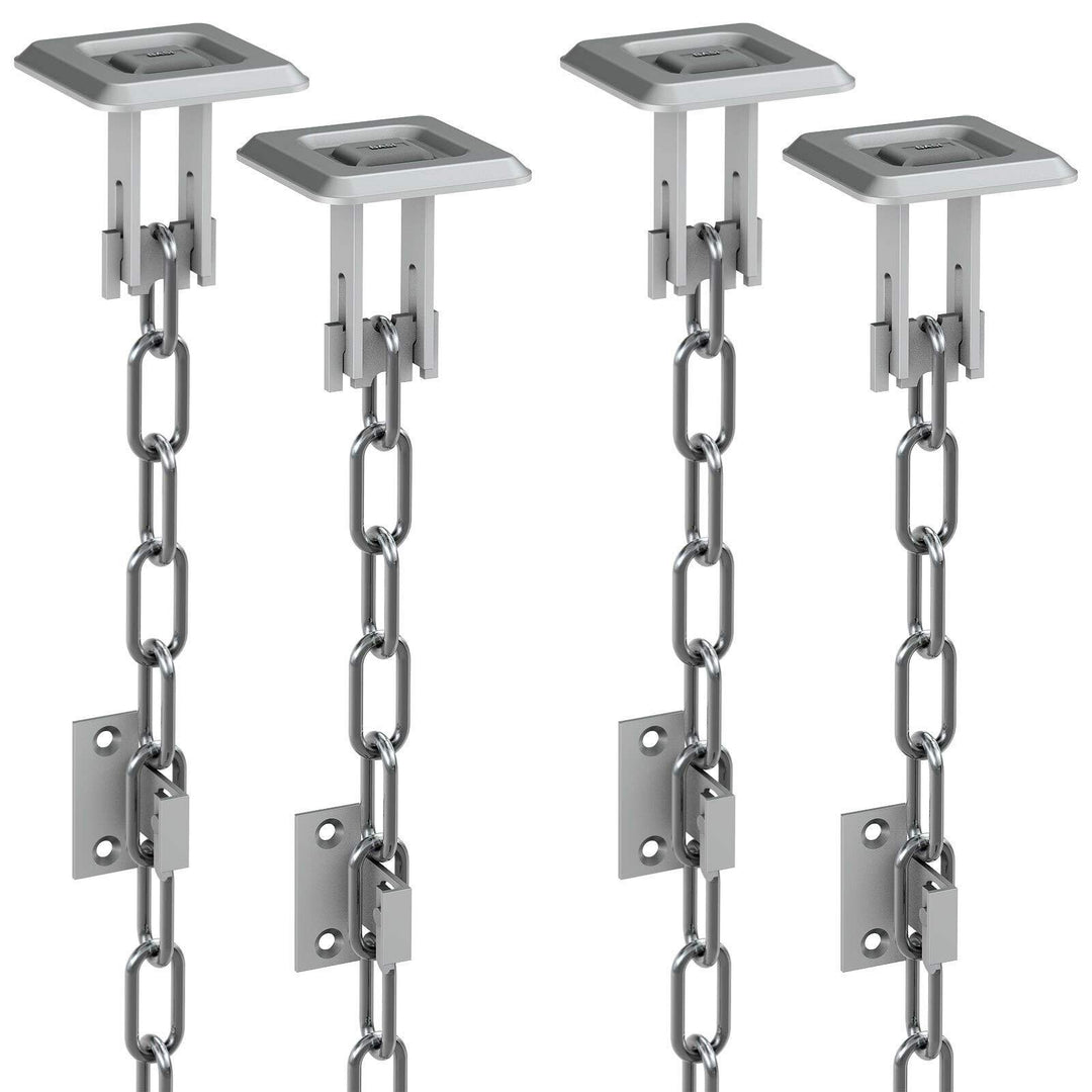 2 x Paar BASI® Gitterrost-Sicherung GS70 Einbruch-Schutz Zusatz-Sicherung für Licht-Schacht Keller-S