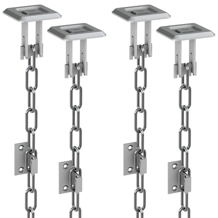 2 x Paar BASI® Gitterrost-Sicherung GS70 Einbruch-Schutz Zusatz-Sicherung für Licht-Schacht Keller-S