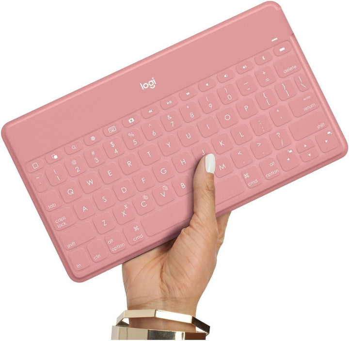 Logitech Keys-to-Go Kabellose Tablet-Tastatur, Bluetooth, iOS-Sondertasten, Ultraleicht & Geräuschlo