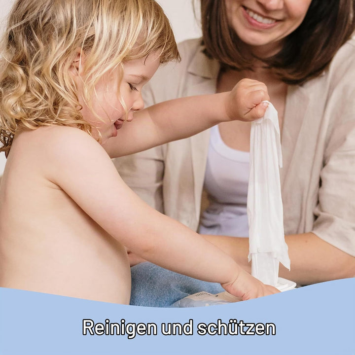 BIOLANE - Babytücher mit Wasser – 450 Tücher – 6 x 75 Stück – sanfte und effektive Reinigung – ab de