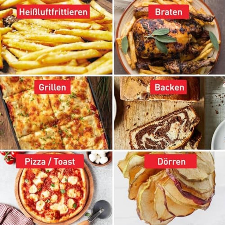 Tefal FW6058 Multifunction Air Fryer Oven Heissluftfritteuse und Multifunktionsofen | 20 L Kapazität