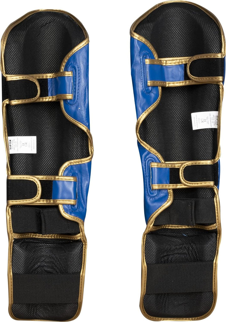 TopTen Schienbeinschutz „Star Light“ Blau - Gold XL, Blau - Gold XL