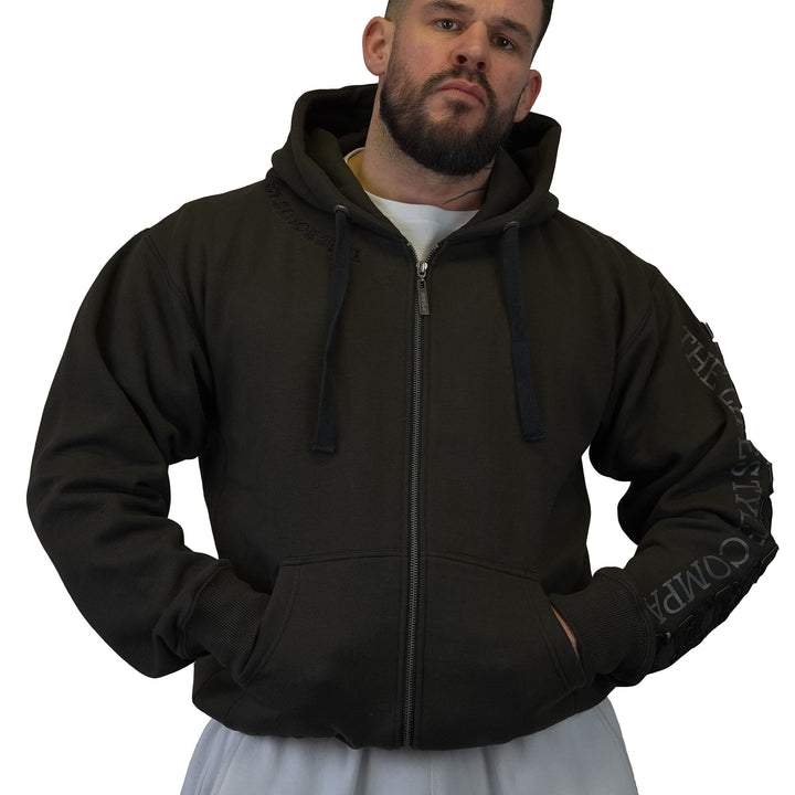 Brachial Premium Herren Kapuzenjacke Gym - Hoodie Sweatjacke Sweatshirt Jacke mit Kapuze für Bodybui