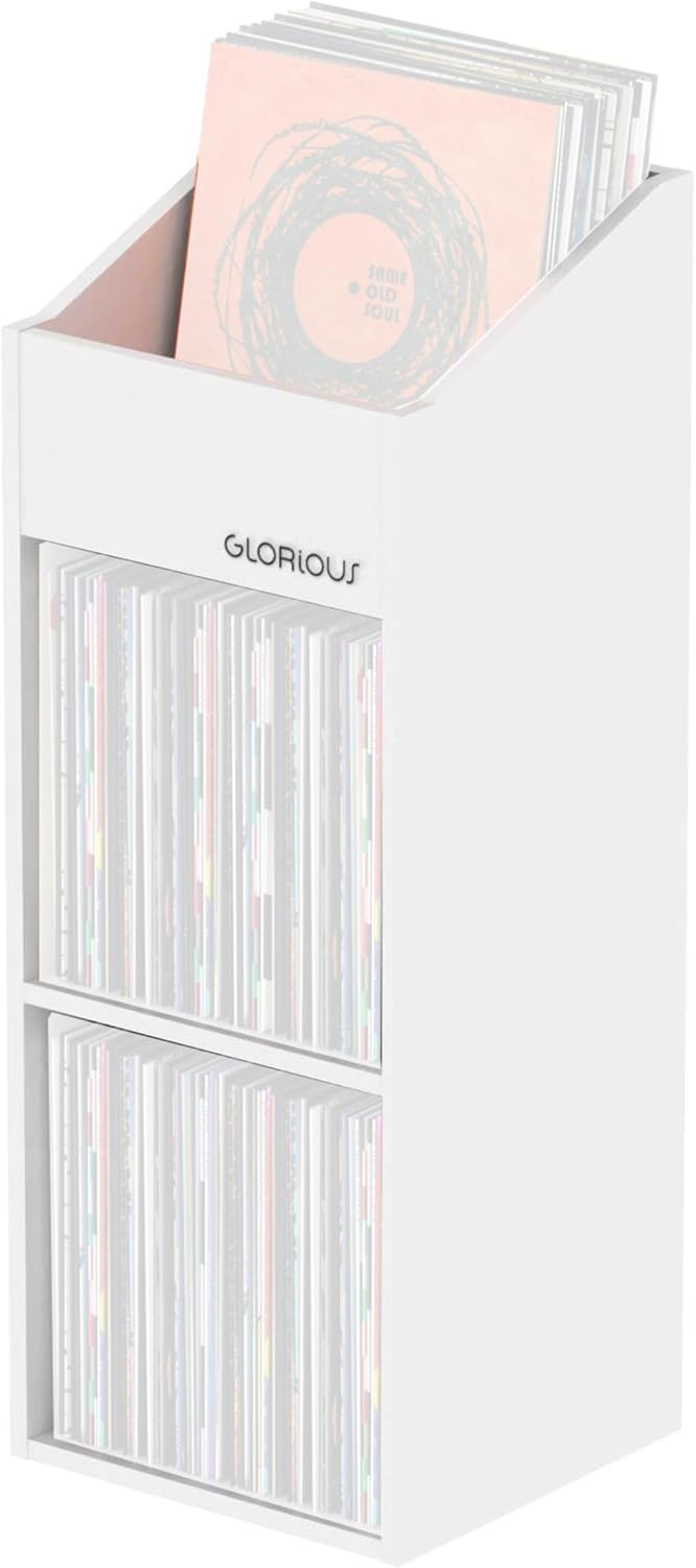 Glorious Record Rack 330 White