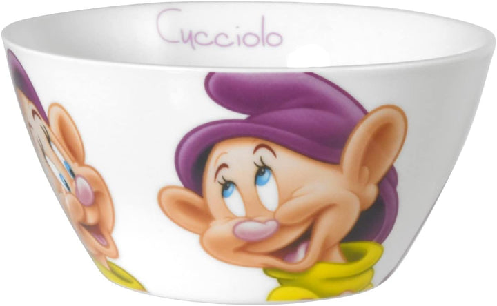 Home Disney Zwerge Set 12 Bolo Cereali, Porzellan, cc630