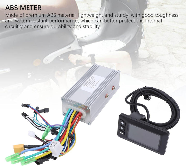 BuyWeek Elektrofahrrad Brushless Motor Controller Kit, 36V 48V 60V 1000W 38A 3 Modus Sinuswelle Cont