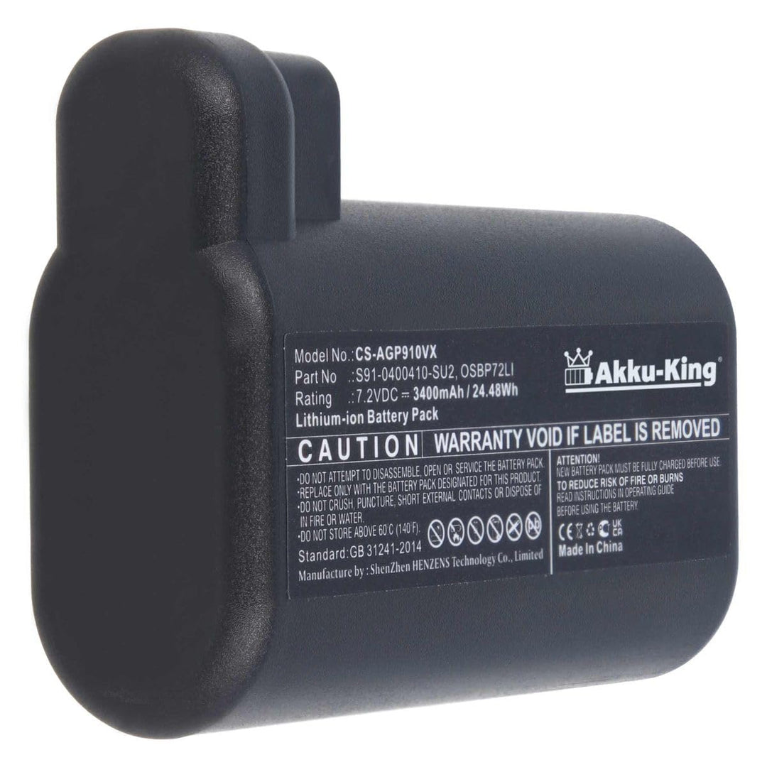 Akku kompatibel mit AEG OSBP72LI, S91-0400410-SU2 - Li-Ion 3400mAh - für RX7-1-TM, RX8-1-4WN, RX8-1-