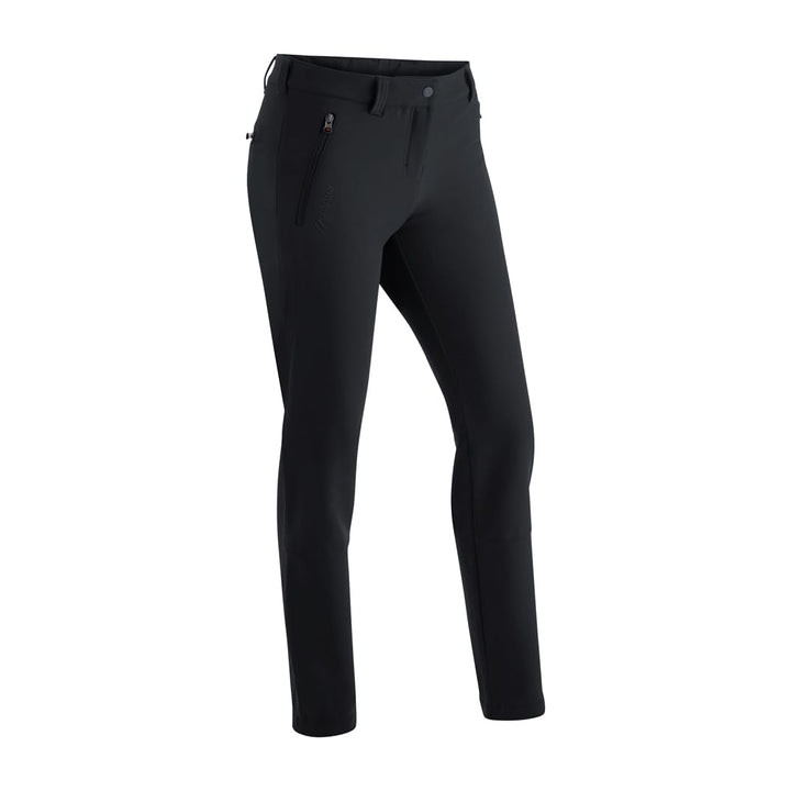 Maier Sports Helga Slim, Warme Damen Wanderhose, Wasserabweisende Outdoorhose für Trekking &amp; Hiking,