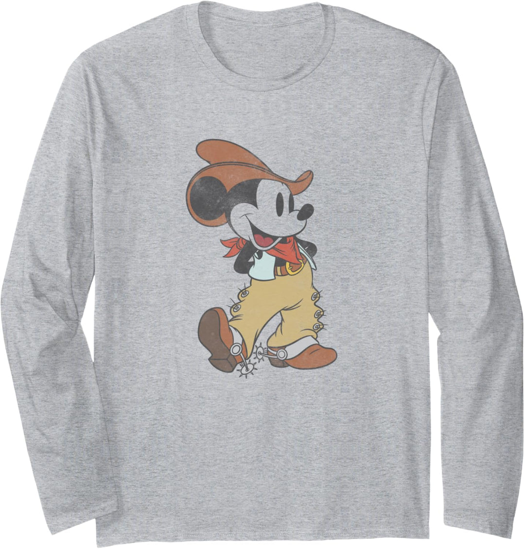 Disney Mickey & Friends Western Mickey Langarmshirt