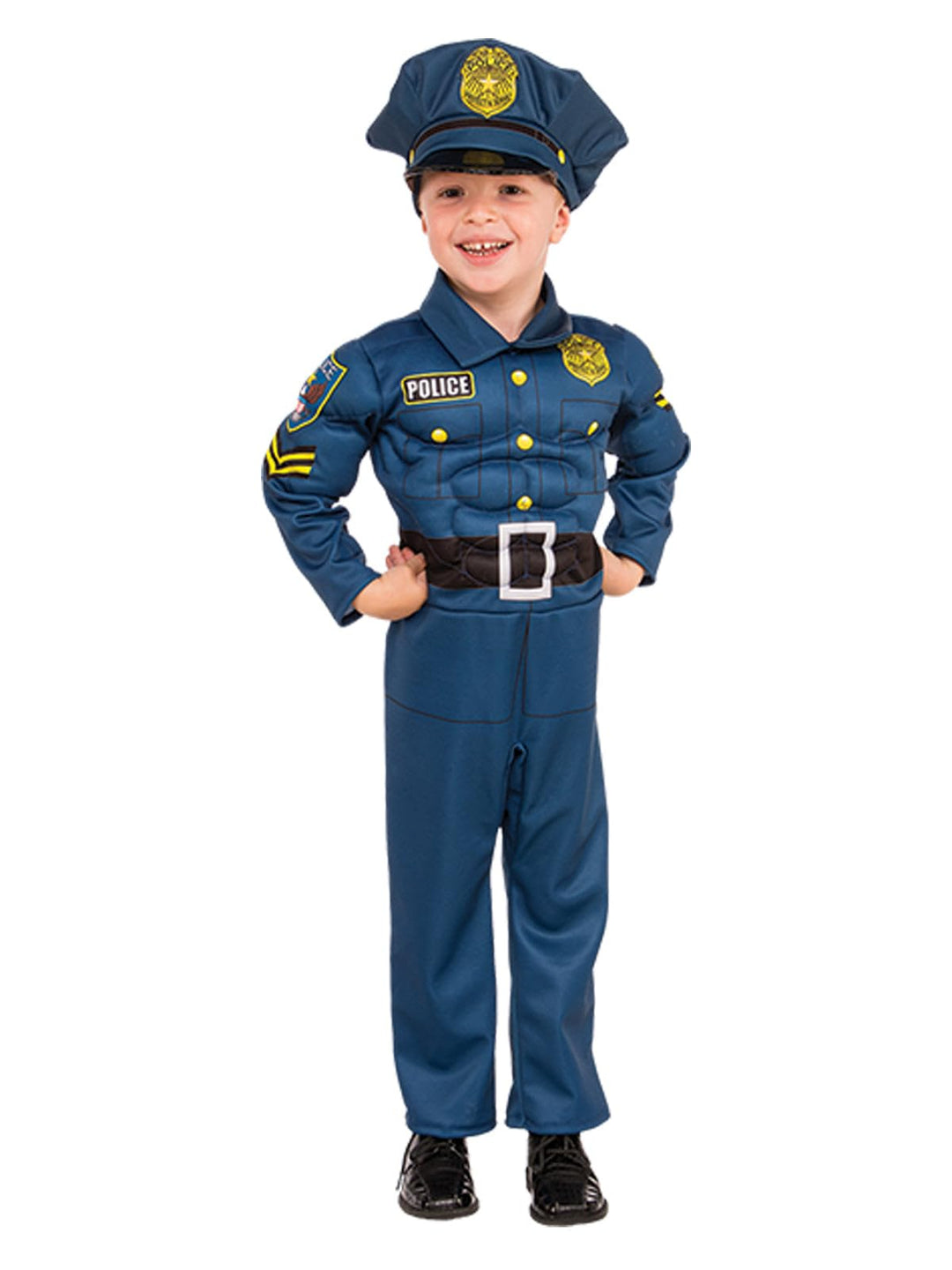 Rubie's 510332 Kinder Top Cop Kostüm, mehrfarbig, Grösse M M Mehrfarbig, M Mehrfarbig