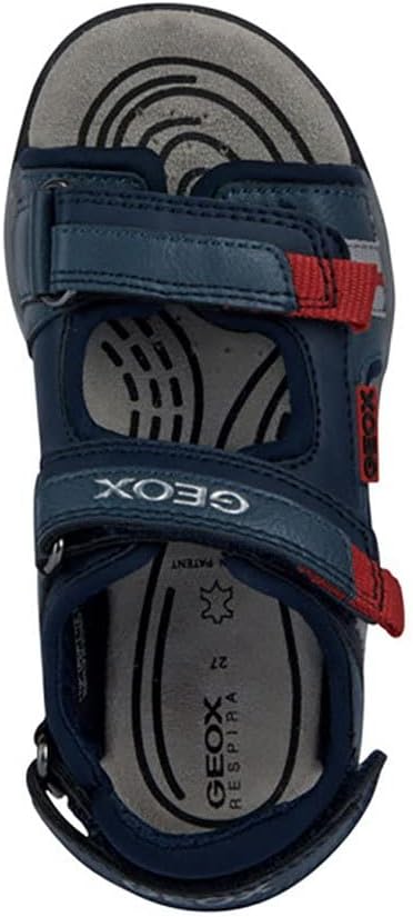 Geox Jungen J Borealis Boy Sandal 32 EU Avio Red, 32 EU Avio Red