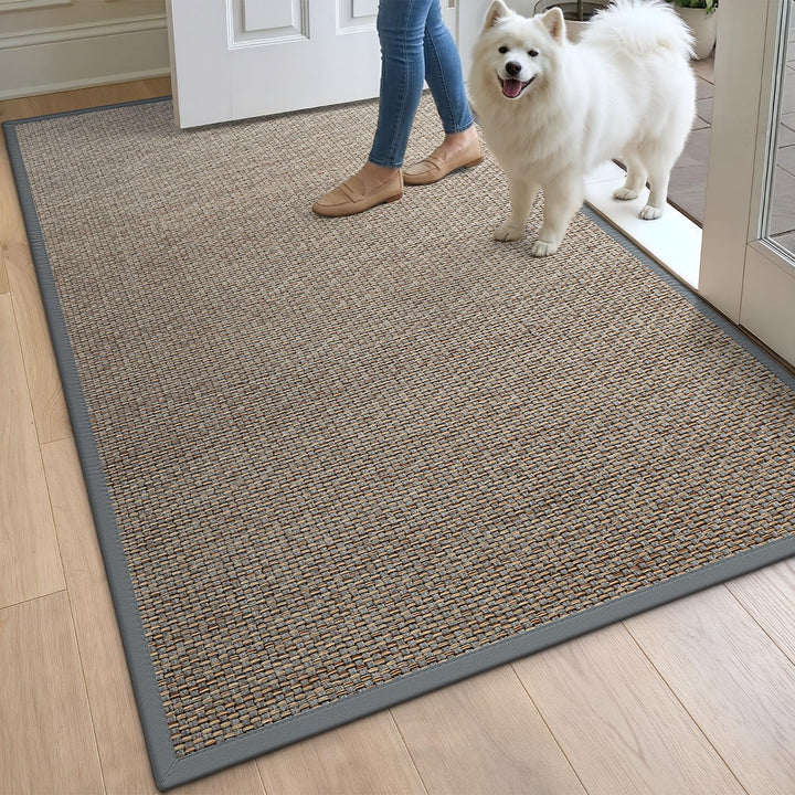 DEXI Fussmatte Innen 120 x 180 cm, rutschfest Schmutzfangmatte mit Gummirücken, absorbierend Fussmat