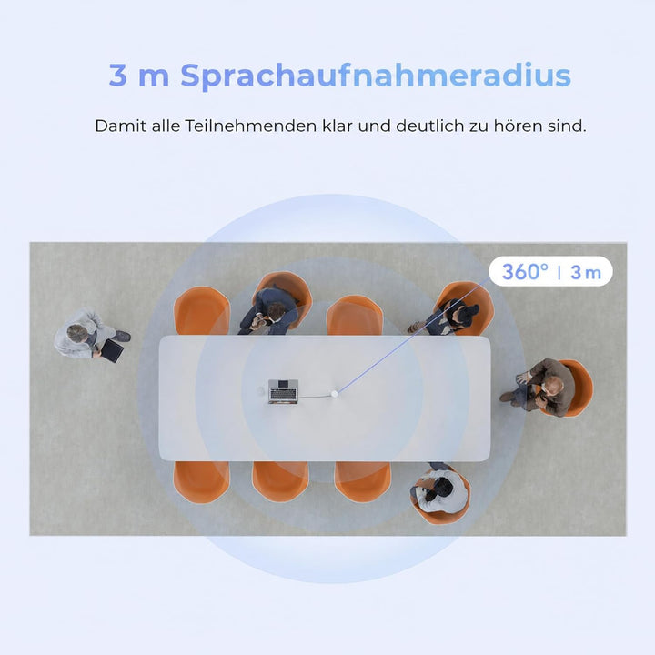 Nuroum Videokonferenz-Webcam mit Mikrofon&amp;Lautsprecher, C10 3-in-1 Kamera für Videokonferenz mit Fre
