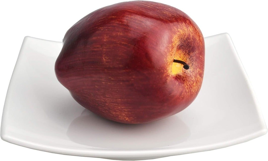 Künstliche, lebensechte Äpfel, 8-teilig, künstlich, dunkelrot, Apfel, rot, köstliche Äpfel, Set für