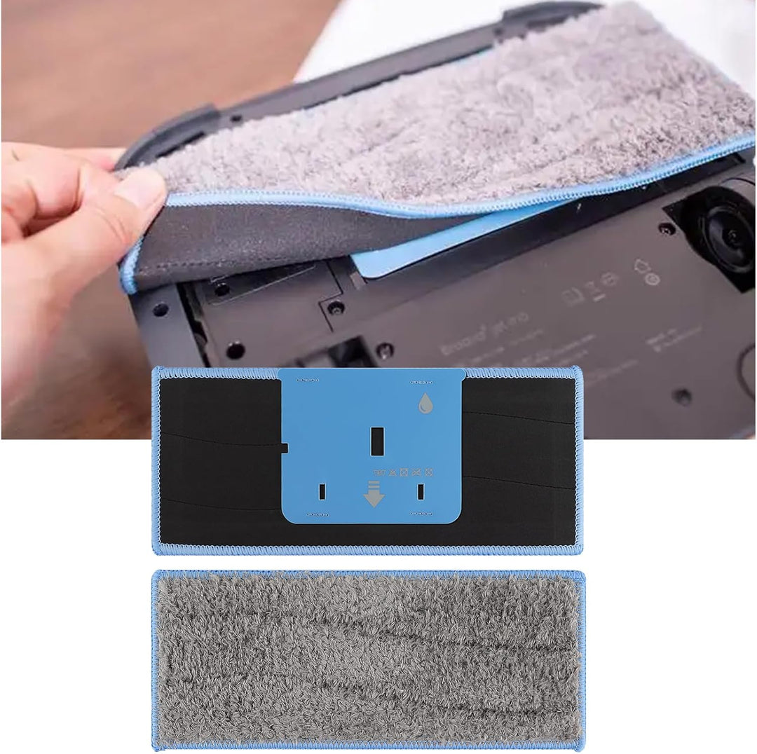 Sgizoku Waschbare Wischtücher für iRobot Braava M6 Serie,8 Wiederverwendbare Mop-Pads für iRobot Bra