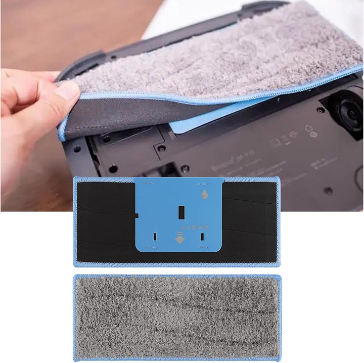 Sgizoku Waschbare Wischtücher für iRobot Braava M6 Serie,8 Wiederverwendbare Mop-Pads für iRobot Bra