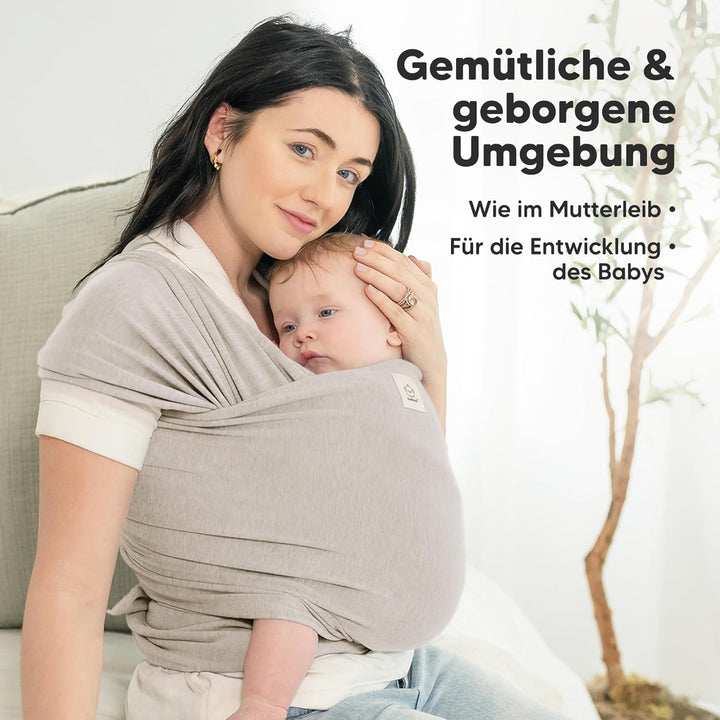 KeaBabies Babytrage Ab Geburt - Atmungsaktive Babytragetücher, Babytrage Neugeborene Ab Geburt, Baby
