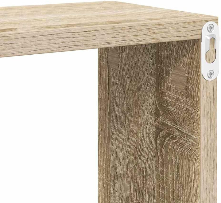 vidaXL 4X Würfelregal Wandregal Hängeregal Cube Lounge CD Regal Dekoregal Bücherregal Schweberegal W