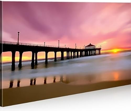 islandburner Bild Bilder auf Leinwand San Diego Kalifornien 1p XXL Poster Leinwandbild Wandbild Deko