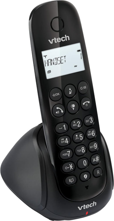 VTech CS1450 DECT Schnurloses Telefon mit Anrufbeantworter, Freisprecheinrichtung, Anrufersperre, An