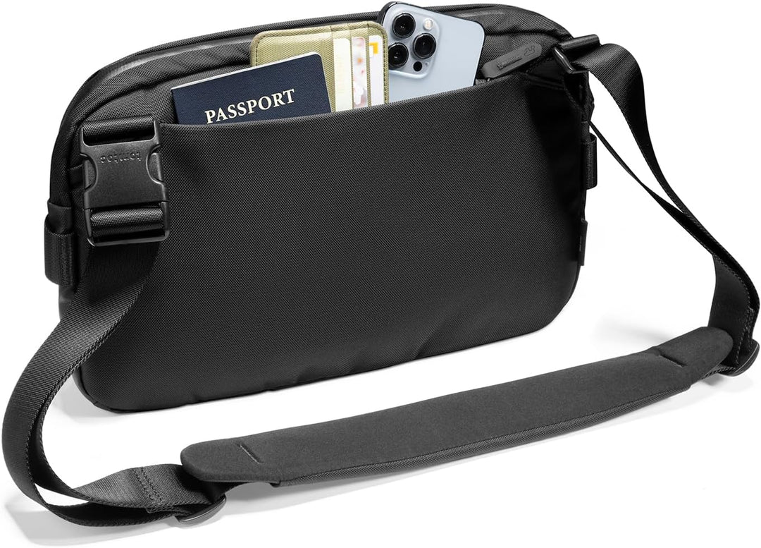tomtoc Schultertasche für 2024 11-Zoll iPad Pro M4, 11 Zoll iPad Air M2, 7 Liter Herren Umhängetasch
