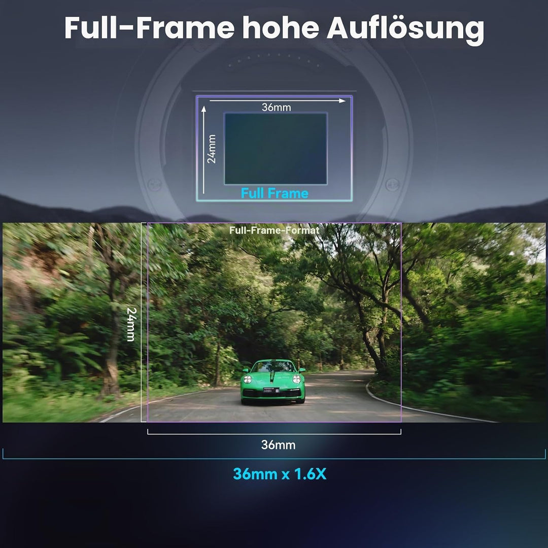 SIRUI 100mm T2.9 1.6X Full-Frame Anamorphic Lens Cinema Lens (E Mount), 100mm