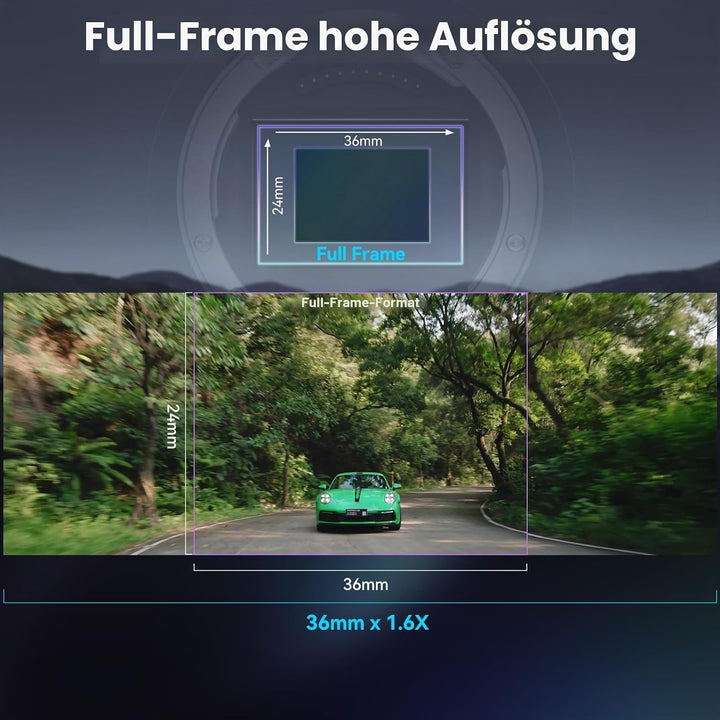 SIRUI 100mm T2.9 1.6X Full-Frame Anamorphic Lens Cinema Lens (E Mount), 100mm