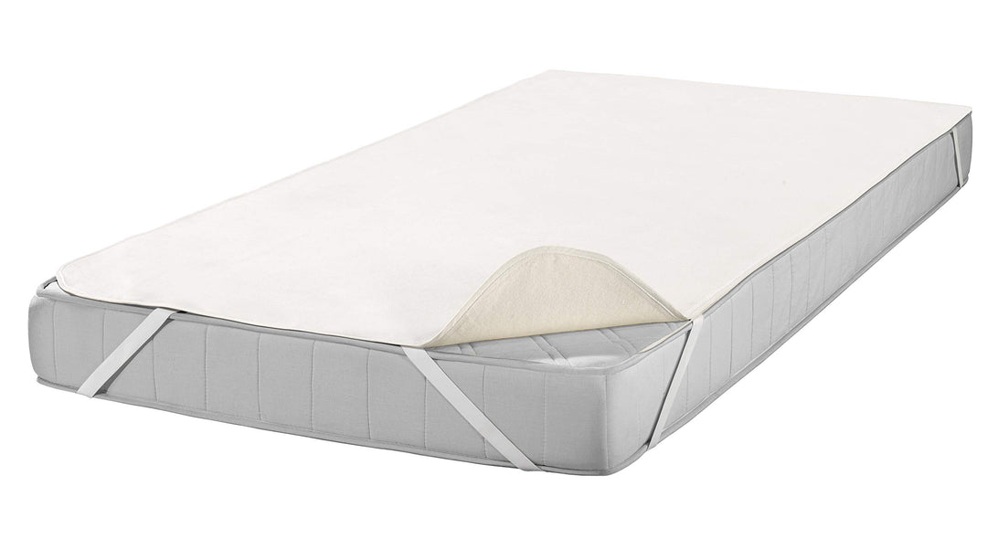 SETEX Kalmuck Matratzenschutz, 90 x 200 cm grosser Matratzenschoner, Eckgummis, 100 % Baumwolle, Cla