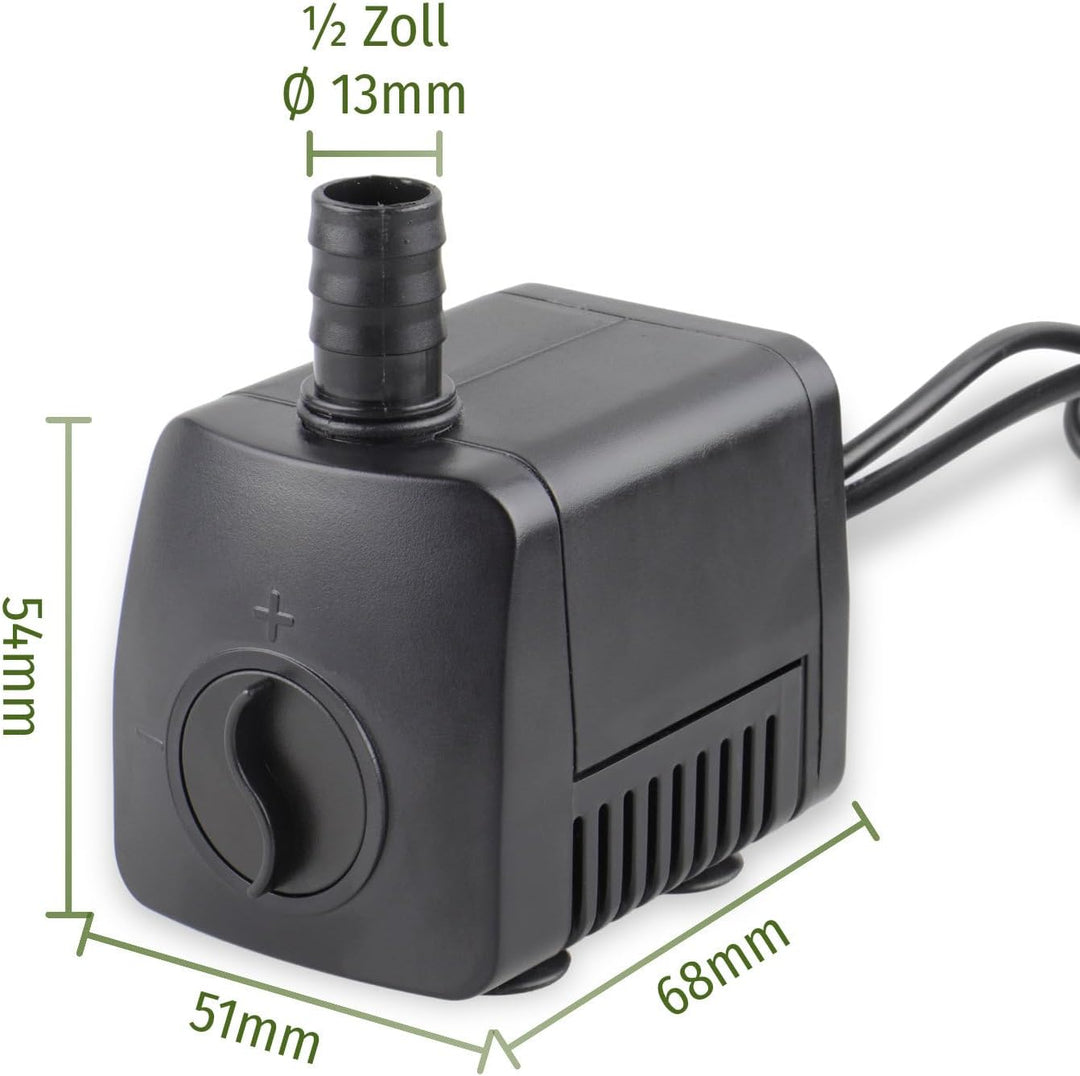 CLGarden Ersatzpumpe für Springbrunnen Pumpen Set SP1 Ersatz Pumpe 12V AC