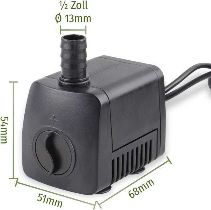 CLGarden Ersatzpumpe für Springbrunnen Pumpen Set SP1 Ersatz Pumpe 12V AC