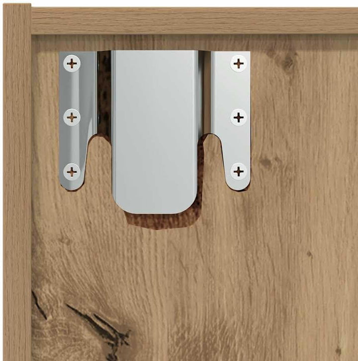 vidaXL Bücherregal/TV-Schrank Altholz-Optik 36x30x143 cm Holzwerkstoff, Bücherregal, Büroregal, Akte