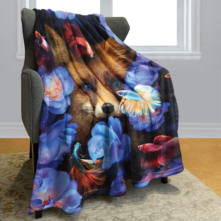 Zomer Kuscheldecke 150x200 cm Gemusterte Decke Weiche Warme Decke als Wohndecke Schlafdecke Tagesdec
