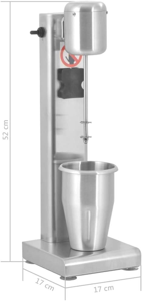 vidaXL Milchshaker 1L Eiweissshaker Shaker Mixer Standmixer Milkshaker Cocktail 1 L (1 Shaker), 1 L