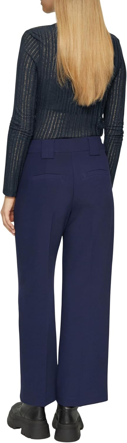 QS Leicht transparentes Longsleeve mit Strukturmuster S 5872_tiefblau, S 5872_tiefblau