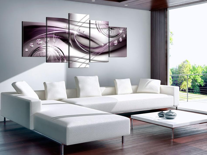 murando Acrylglasbild Abstrakt 100x50 cm 5 Teilig Wandbild auf Acryl Glas Bilder Kunstdruck Moderne