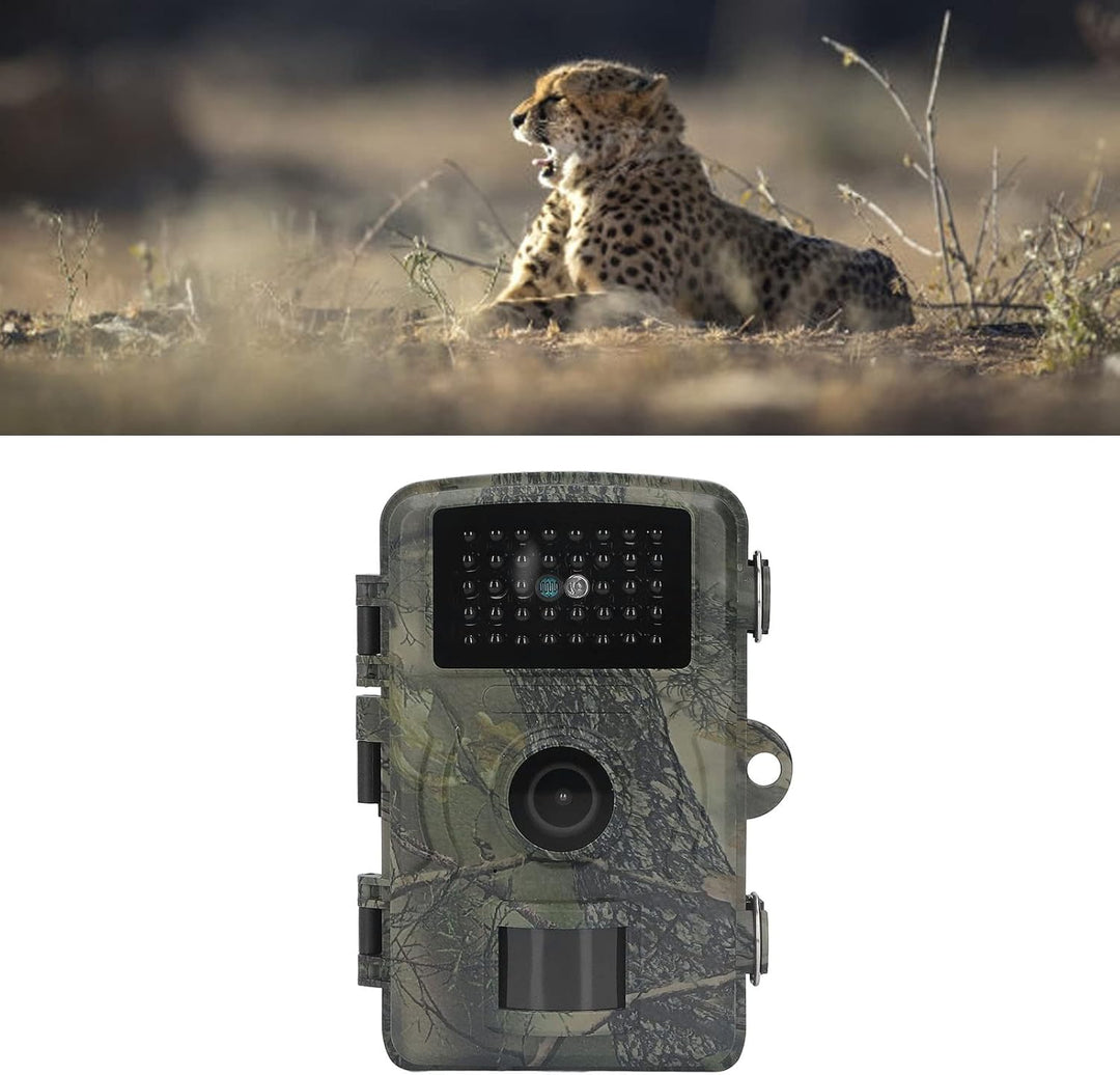 Wildkamera, Kamera Outdoor Jagdkamera 120° PIR Erfassungswinkel Temperaturbeständig 0, 8 s Auslösege