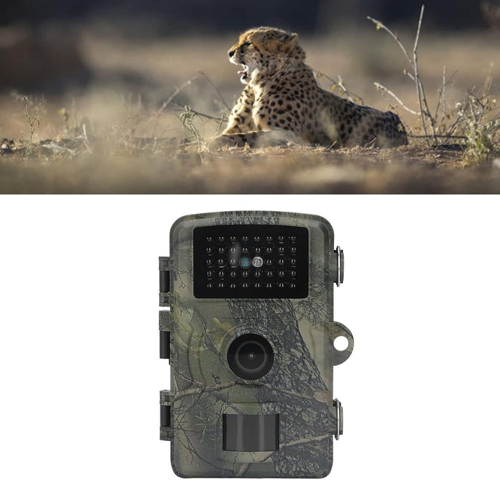 Wildkamera, Kamera Outdoor Jagdkamera 120° PIR Erfassungswinkel Temperaturbeständig 0, 8 s Auslösege