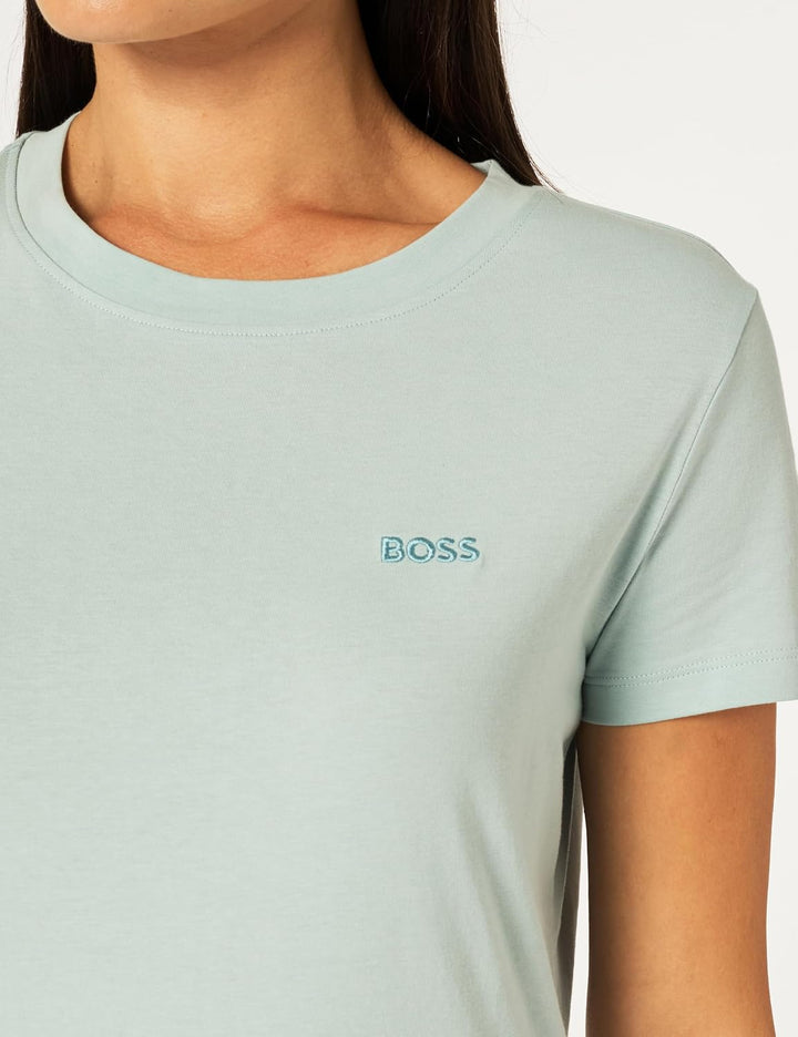BOSS Damen C_esogo_1 10236978 01 T_Shirt (1er Pack) XS Open Green 382, XS Open Green 382