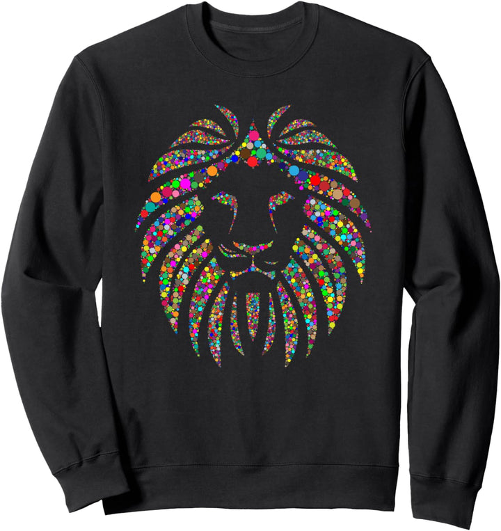 What Can You Create With Just A Dot Lion Dots Sweatshirt