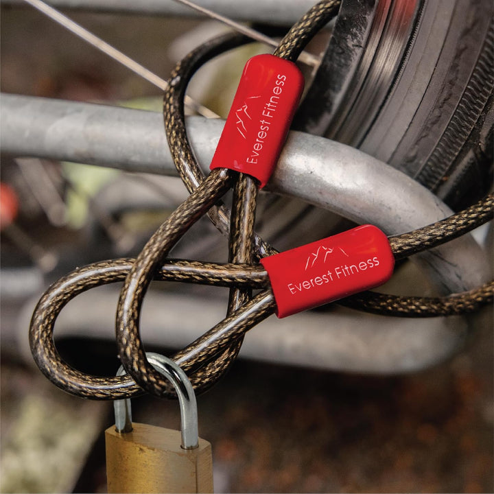 EVEREST FITNESS Universal Schlaufenkabel 20m Länge - Stahlseil mit Kunststoff ummantelt - Stahlkabel