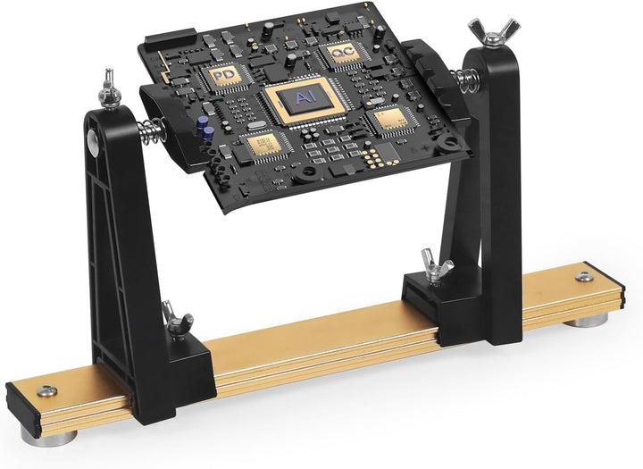 PCB Leiterplattenhalter Löthilfe –Verstellbare dritte Hand mit 360° Drehung, stabiler Leiterplattenh