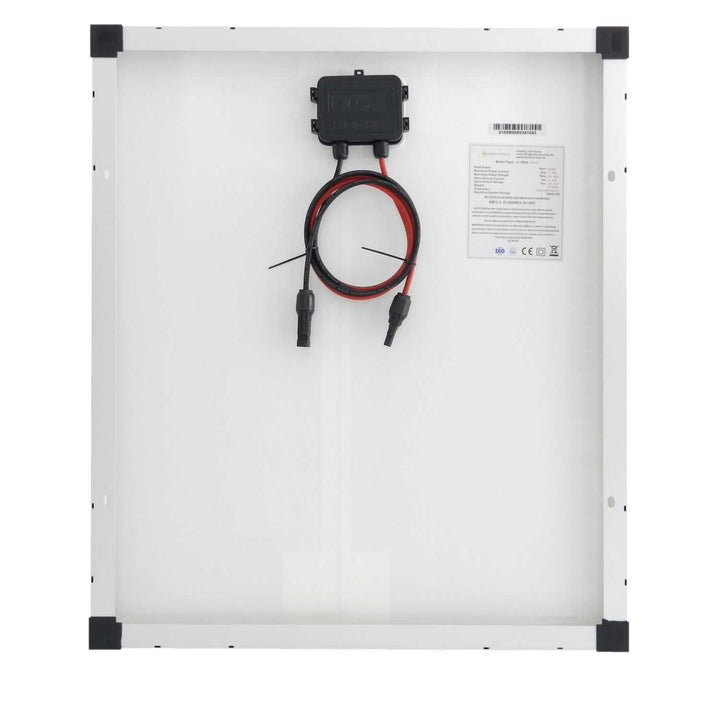 Solarmodul 50 Watt 36V Mono Solarpanel Solarzelle 630x545x30
