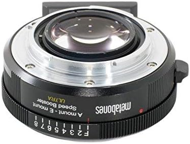 Metabones Sony Alpha to E-Mount Speed Booster Ultra 0.71x (Black Matt), MB_SPA-E-BM2, schwarz/Chrom