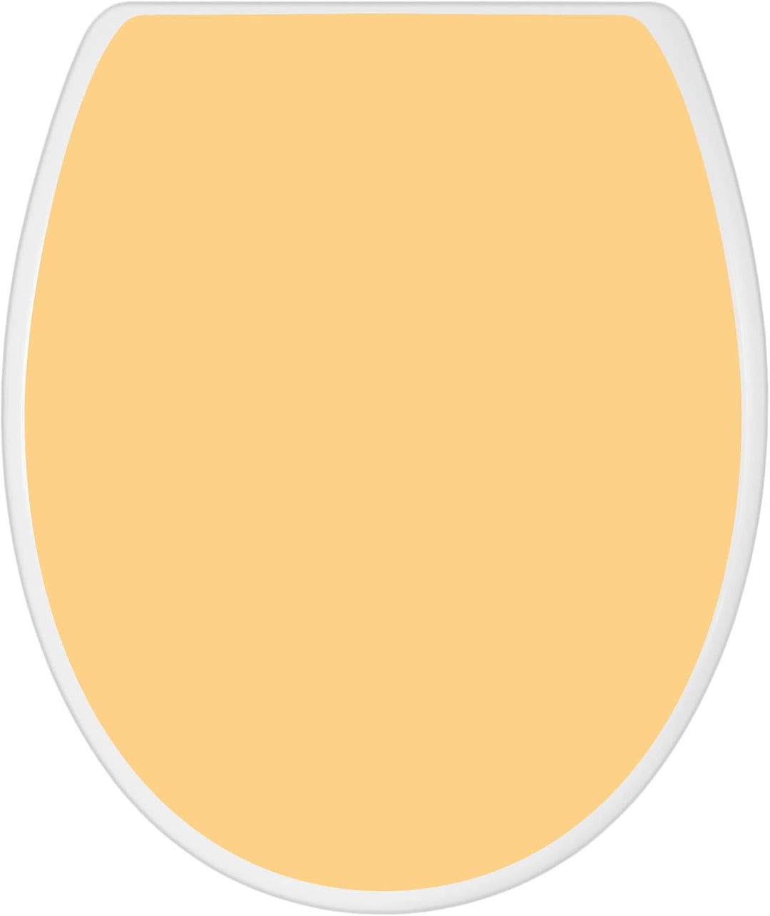 banjado Toilettendeckel mit Absenkautomatik 44,5x37cm - Soft Close Toilettensitz - WC Sitz mit Absen