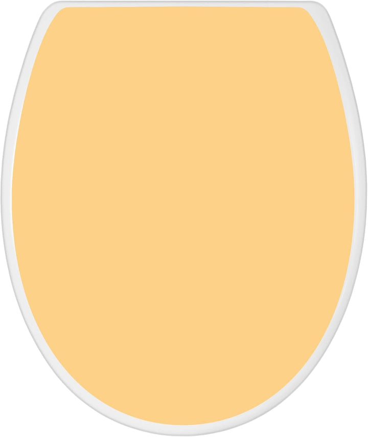banjado Toilettendeckel mit Absenkautomatik 44,5x37cm - Soft Close Toilettensitz - WC Sitz mit Absen