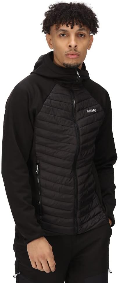 Regatta Herren Andreson VII Hybrid Hybridjacke, Schwarz, XXL M Schwarz, M Schwarz